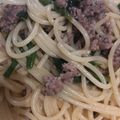 no1642's cooksnap of when they made ランチに☆鶏とほうれん草の和風パスタ.