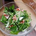 ♡Catherine's cooksnap of when they made 水菜と魚肉ソーセージのマヨポン酢サラダ.