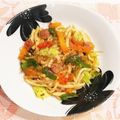 なつき☆ミ's cooksnap of when they made 3倍めんつゆで★焼きうどん.