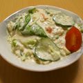 もんしゅしゅ's cooksnap of when they made 豆腐が決め手のマヨポンサラダ☆.