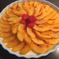 ジョージョー陸ちゃん's cooksnap of when they made レアチーズケーキ☆黄桃ゼリー乗せ.