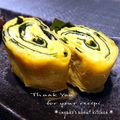 inyako's cooksnap of when they made お弁当。卵焼き。わかめいり。.