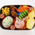 hiramadam's cooksnap of when they made 簡単キャラ弁 トイストーリー☆ハム.