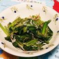 こともみ's cooksnap of when they made 小松菜としらすのポン酢和え.