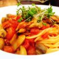 PLU☆'s cooksnap of when they made 濃厚☆牡蠣のトマトソースパスタ.