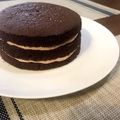 k☆mao's cooksnap of when they made ほめられ絶賛♪とろ〜り生チョコケーキ.