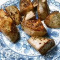 ねこはがき's cooksnap of when they made 里芋と長ねぎの青のりバター炒め.