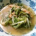 ねこはがき's cooksnap of when they made 水菜とベーコンのさっと煮.
