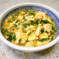 ＠迷子＠'s cooksnap of when they made ニラ玉ーぼー豆腐♪丸美屋麻婆豆腐アレンジ.