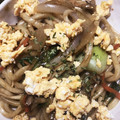 めいちママ＊'s cooksnap of when they made まいたけとふわふわ卵の焼きうどん.