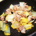 つかちゃんのハニー's cooksnap of when they made お弁当に♪　白菜と豚肉の和風炒め.
