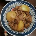 8324690's cooksnap of when they made レンジで簡単！新じゃがいものそぼろ煮.