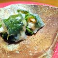inyako's cooksnap of when they made ルクエで簡単♪プリップリ海老蒸し春巻き♥.