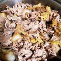 “ありあ”'s cooksnap of when they made すき焼きのたれで簡単☆豚バラ白菜煮.