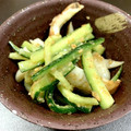 yoyoよーよー's cooksnap of when they made ごま油香るキュウリとちくわの和え物.