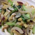★smiling★'s cooksnap of when they made 青梗菜とさつま芋のニンニク味噌炒め.