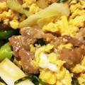 いぬのりこ's cooksnap of when they made 豚こまと長ねぎの卵炒め.