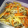 ＬＵＣＩ's cooksnap of when they made ✿大根の皮を一緒に♪根菜きんぴら✿.