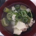 ルルルるか☆'s cooksnap of when they made 簡単！豆腐と長ネギの生姜スープ♪.