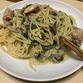 kyontaaaaa's cooksnap of when they made チキンとほうれん草のクリームパスタ☆*ﾟ.