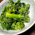 クックWKDZ1Z☆'s cooksnap of when they made 菜の花の辛子醤油和え・茹で方.