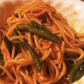 ame-ikuru's cooksnap of when they made ノンオイル＊ワンポットナポリタン＊パスタ.