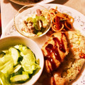 ame-ikuru's cooksnap of when they made 揚げない 簡単 豚バラ 一口とんかつ.