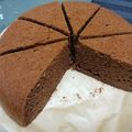 ーずー's cooksnap of when they made 炊飯器チョコケーキ.