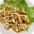 moe0103's cooksnap of when they made 節約90円＊鶏むね肉の焼肉のたれマヨポン.