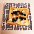 ❁Abake❁'s cooksnap of when they made ✿黒豆クリチわさびフィンガートースト✿.