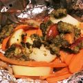 Bunnirella's cooksnap of when they made アボカドソースと鮭のホイル焼き.