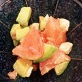 haRu**'s cooksnap of when they made アボカド、トマト、クリームチーズサラダ.