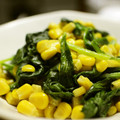 maruru-nn's cooksnap of when they made 簡単！ほうれん草とコーンのバター炒め.