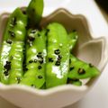 maruru-nn's cooksnap of when they made ★常備菜★レンジで簡単絹さやの胡麻和え.