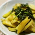 maruru-nn's cooksnap of when they made ♪ジャガイモ＆ほうれん草麺つゆバター炒め.