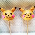☆ポン太☆'s cooksnap of when they made ピカチュウ チョコポップ(ロリポップ).