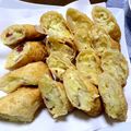 ますchan's cooksnap of when they made さつまいもとハムチーズの春巻.