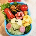＊sunlight＊'s cooksnap of when they made キャラ弁ケロケロケロッピ.