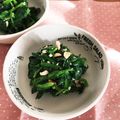 もふもふ花ちゃん's cooksnap of when they made 法蓮草のお浸しも塩レモンでさっぱり和え.