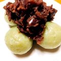あんずぷりーん's cooksnap of when they made 【摘みたて♪よもぎのおだんご】.