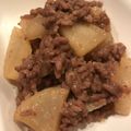 H♡S's cooksnap of when they made ＊熱々トロトロ♡大根と挽肉の甘辛煮＊.