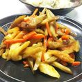 えリﾋﾟｮﾝ★'s cooksnap of when they made 作りおきにも！ゴボウのカレー炒め.