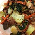 tocomama7's cooksnap of when they made チンゲン菜と豚こま肉のガリポン炒め.