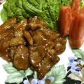 こずえまる's cooksnap of when they made 焼肉用豚バラで簡単甘辛照り焼き.