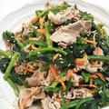 禅の人's cooksnap of when they made 簡単ヘルシー☆豚肉とほうれん草のごま和え.