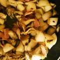 クックV5WIEJ☆'s cooksnap of when they made カブとベーコンときのこのバター炒め.