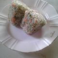 どるうし's cooksnap of when they made 青海苔の香り♪鮭ゴマおにぎり.