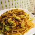 なすびーち's cooksnap of when they made シンプル簡単！キャベツの休日パスタ.