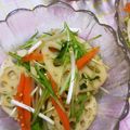 もこもこ７'s cooksnap of when they made 根菜のごま酢サラダ✱.