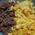 松潤LOVE♥️♥️'s cooksnap of when they made わが家の三色そぼろ丼〜♪.